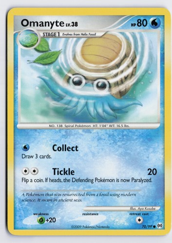 Omanyte 70 99 - omanyte, arceus