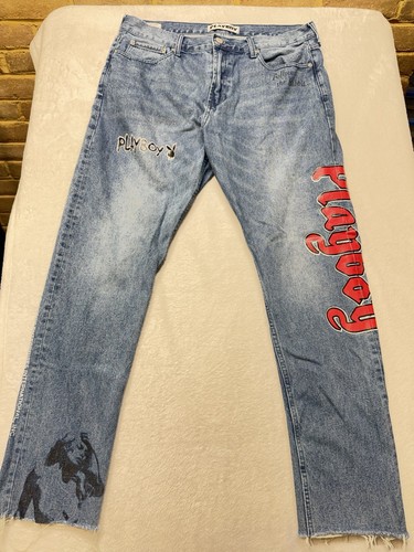 Jeans playboy uomo denim 36w - jeans,