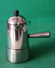 VECCHIA CAFFETTIERA LAVAZZA CARMENCITA 3/4 TAZZE ACCIAIO INOX 18/10. CY27