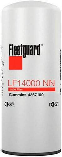 Lf14000nn fleetguard filtro - lf14000nn, fleetguard,
