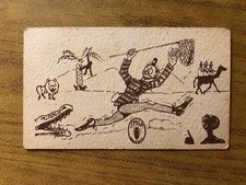 CARTOLINA ANTICA CARTELLA TOMBOLA SPIGA N. 35 Anni ‘30 OO