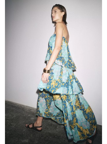 Zara abito senza spalline - zara,