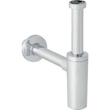Sifone cromato con tubo ad
