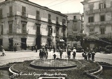dn507 cartolina torre del greco piazza s.cuore provincia di napoli