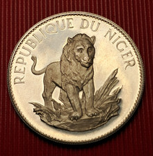 NIGER 10 FRANCHI 1968 ARGENTO REPUBLIQUE DU NIGER 10 FRANCS