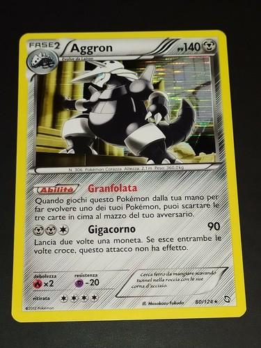 Aggron holo 80 124 - holo, 80/124