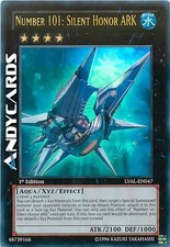 ENG Number 101 Silent Honor ARK Numero ARCA Onore Silente Ultra Rara LVAL EN047