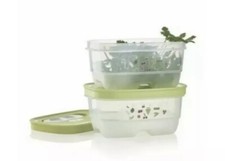 Tupperware FridgeSmart Frigo Smart Mini Contenitore Set 1,5 C 375 ml Nuovo