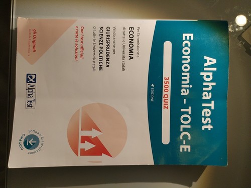 Alpha test economia tolc - alpha, e