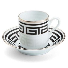 Richard Ginori - Labirinto Nero - 6 Tazza Caffè con Piatto - Rivenditore