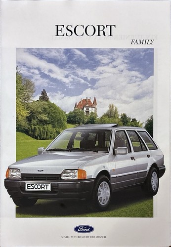 Ford escort famiglia depliant - famiglia,