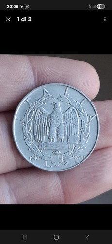 Moneta lire 1940 - moneta, da
