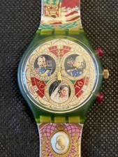 OROLOGIO SWATCH SCG107 "TREASURY RUSSO" CRONOGRAFO 1995 ORIGINALE MOLTO RARO