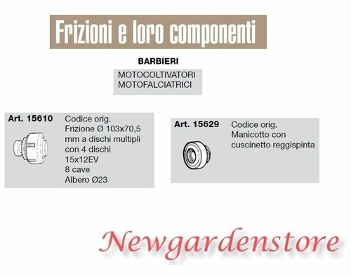 Frizione manicotto