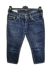Dondup dia jeans Short pantaloncino bermuda gonna donna woman tg S 40 42 blu