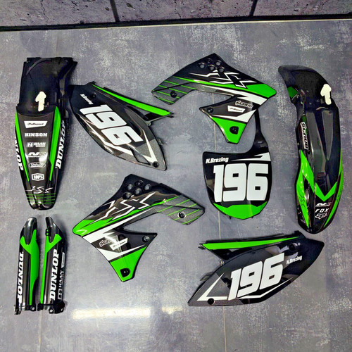 Plastiche grafica kawasaki - plastiche,