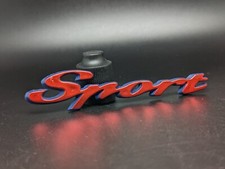 COMPATIBILE FIAT SPORT LOGO SIGLA EMBLEMA FREGIO STEMMA SCRITTA TARGHETTA BADGE