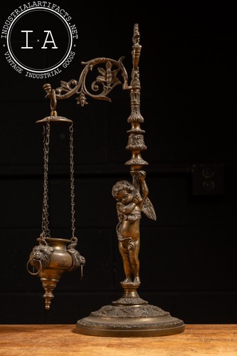 Lampada olio putto in - ad,