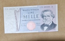 Mille Lire Giuseppe Verdi