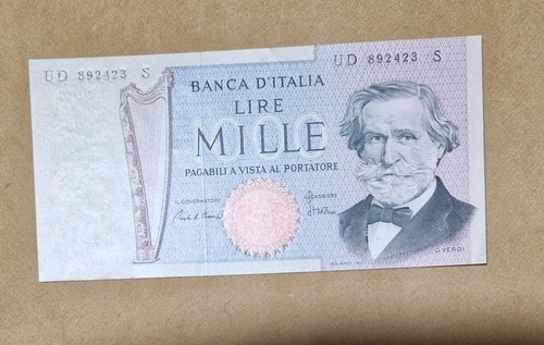 Mille lire giuseppe verdi - mille,