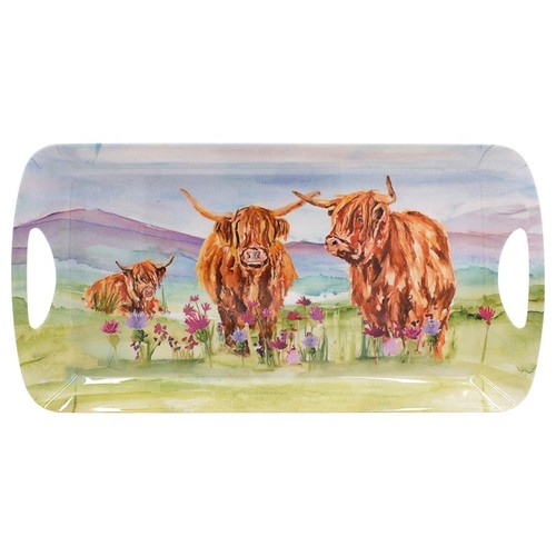 Highland cow tray medium - highland,