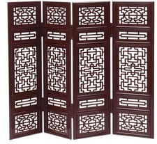 Divisorio pieghevole asiatico