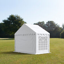 Tendone per Feste 3x3 m Gazebo PVC 700 N, bianco