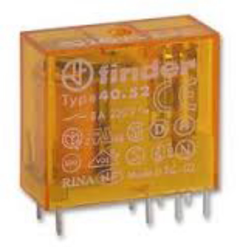 Mini rele scambi - 8a, con