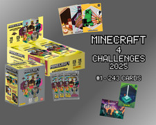Panini Minecraft Challenges 4 Trading Cards (2025) - Carte singole a scelta