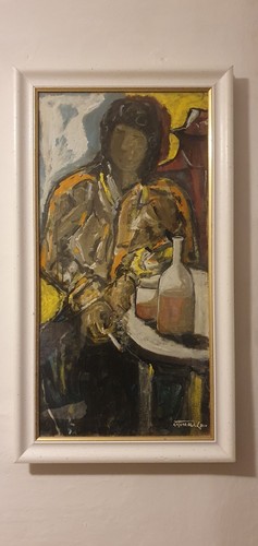 Vecchio quadro caturegli 90x50 - vecchio,
