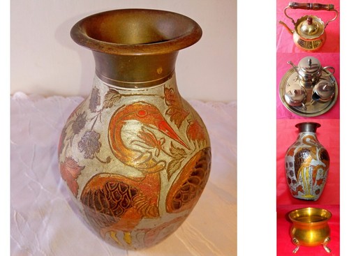 Vaso fusione ottone - vaso,