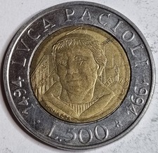 Italy 1994 500 Lire - 500th