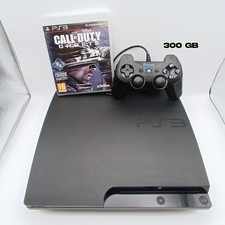 Console Sony PS3 Slim 300GB Playstation 3 Completa + Controller e Gioco OTTIMA !