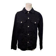 Zara Giacca Jeans Donna Nera