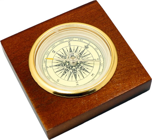 Bussola legno antico - bussola,