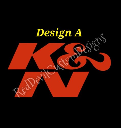 Adesivo decalcomania - k&n,