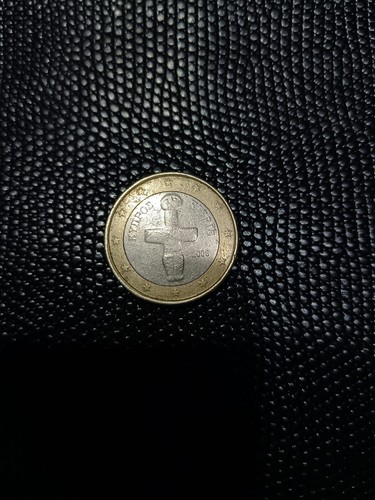 Moneta euro rara kibris - 1,