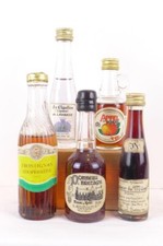 4 cl alcools divers lot de 5