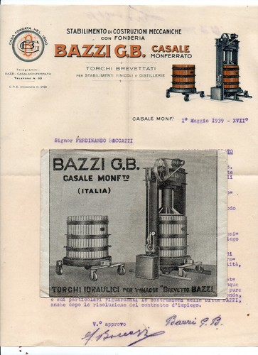 Busta pubblicitaria 1939 con -  busta,