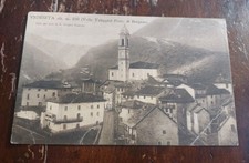 CARTOLINA D'EPOCA ORIGINALE BERGAMO PROVINCIA VALLE VAL TALEGGIO VEDESETA 1917