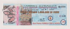Biglietto Lotteria di Monza -