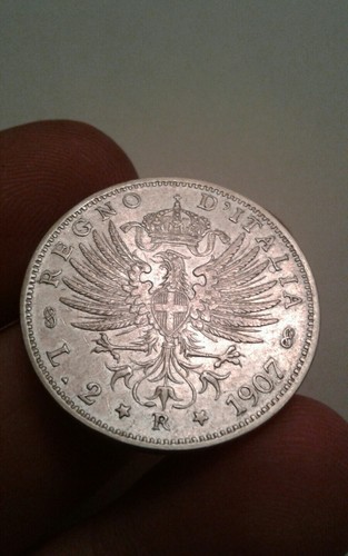 Lire 1907 aquila - 1907, sabauda