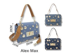 Borsa donna in jeans denim con