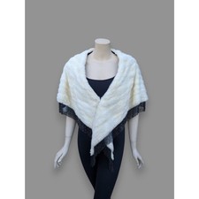 Stola con bordo in visone