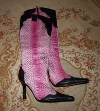 Stivali stiletto cowboy in
