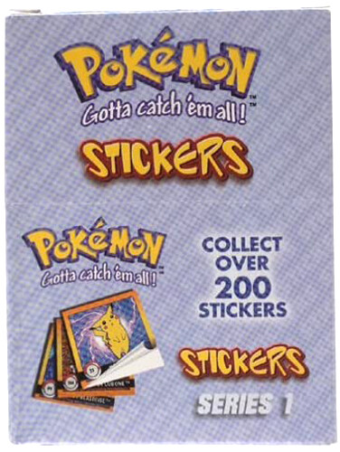 Pokemon serie stickers - serie,