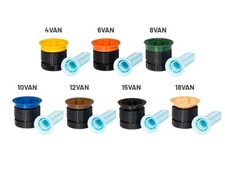 Testina ugello regolabile Rain Bird per Pop-Up irrigatore statico da 4 a 18 VAN