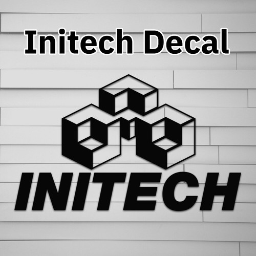 Initech vinile decalcomania - initech,