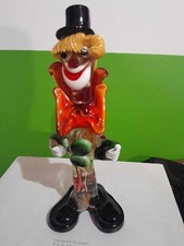 pagliaccio clown in vetro di