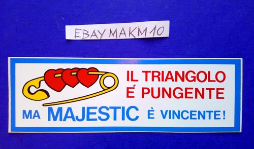 Adesivo vintage majestic - 🔵adesivo,